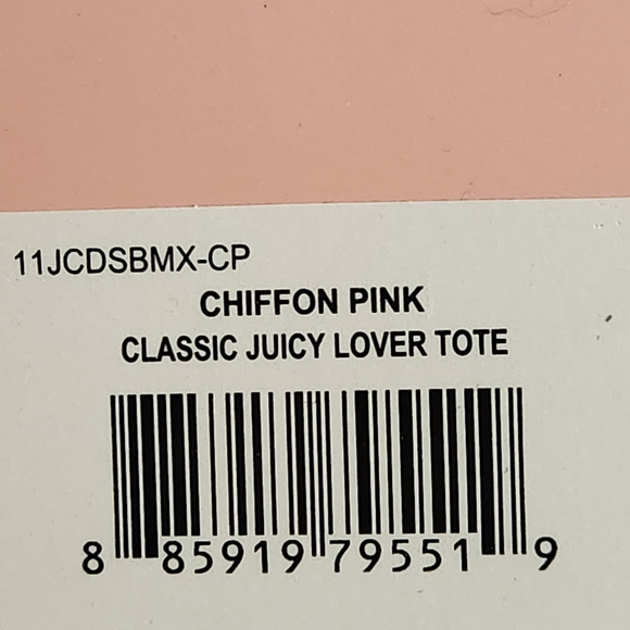 Juicy Couture Pink Classic Juicy Tote Daydreamer NWT - Picture 8 of 8